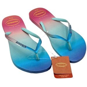 Havaianas Slim Sunset Ombre Flip Flops Size 9 / 10